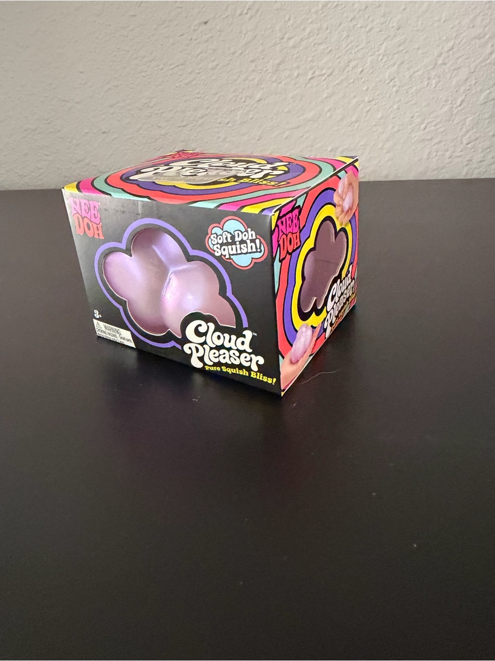 NeeDoh Cloud Pleaser Soft Squish Toy - Iridescent Purple